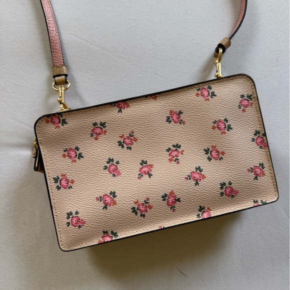 Coach Pop Up Messenger Bag in Floral Bloom crossbody bag - Picture 12 of 13
